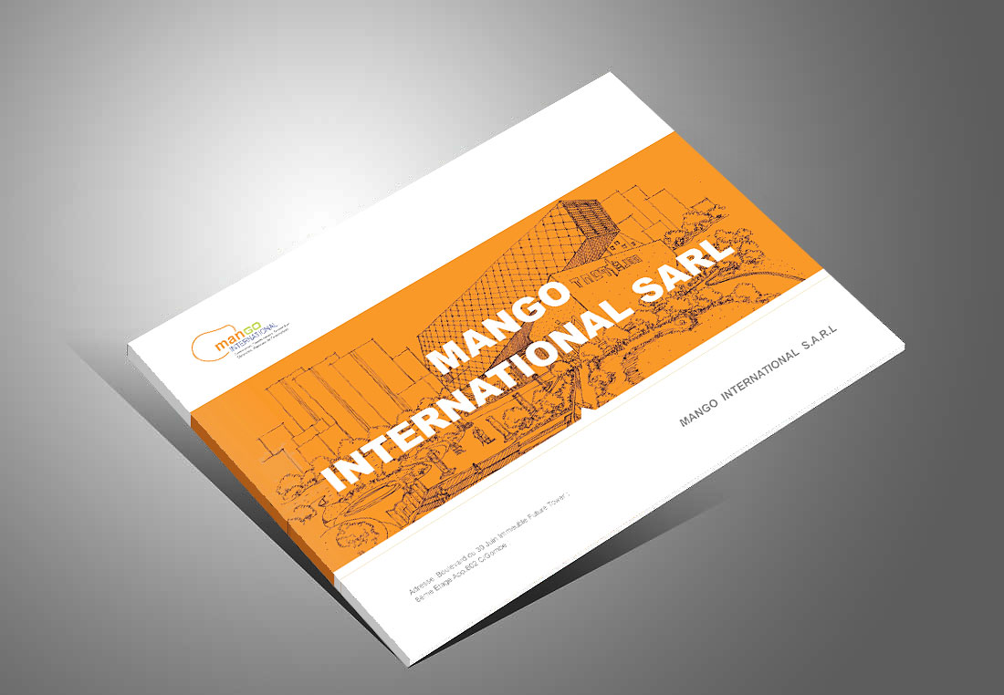 個性畫冊設計，非洲MANGO房地產(chǎn)公司畫冊-0