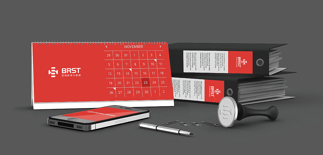 上海百瑞斯塔大數據公司LOGO設計-3